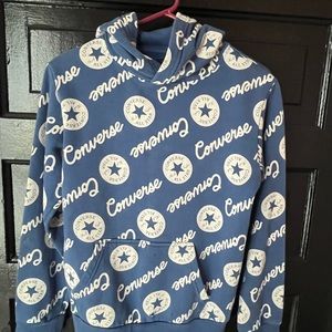 boy large converse hoodie